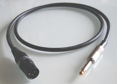 Mogami "3082" / HighEnd Speakerkabel / Klinke 6,3mm auf XLR male / Hicon Connectors