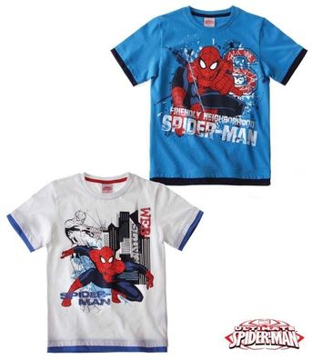 Spiderman T-Shirts Doppelpack 100% Baumwolle