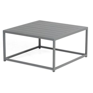 Sonnenpartner Lounge-Tisch Basic Aluminium 70x70 cm anthrazit Loungetisch Beistellti