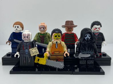 Freddy Krueger Jason Vorhees Ghostface Michael Myers Klemmbausteine Lego Kompatibel
