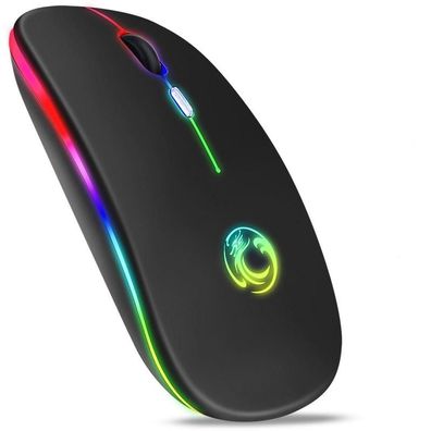 Bluetooth rgb wiederaufladbare kabellose Computermaus