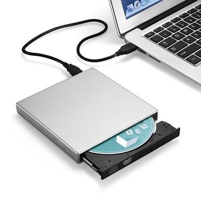 Tragbares USB 2.0 optisches externes DVD-Laufwerk CD-RW