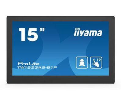 TFT-Touch 15,6"/39,6cm iiyama ProLite TW1523AS * schwarz* 16:9