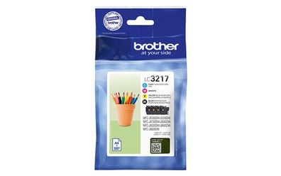 Brother Tinte LC-3217 Value 4-Pack * Schwarz, Gelb, Cyan, Magenta*