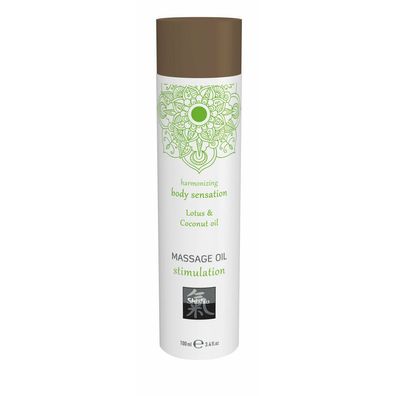 Shiatsu Massage oil stimulation Lotus & Coconut oil 100ml