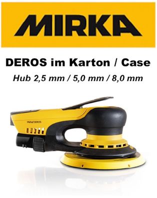 Mirka Deros 150mm Hub 2,5 + 5,0 + 8,0 mm - Exzenter Schleifmschine - im Karton / Case
