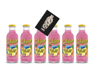 Calypso Island Wave Lemonade 6x 473ml inkl. Pfand Mehrweg Bananen Mangos Orange