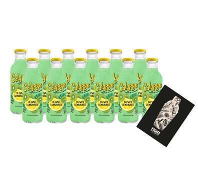 Calypso Kiwi Lemonade 12x 473ml inkl. Pfand EINWEG Kiwi Zitronen Limonade