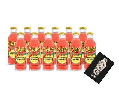 Calypso Strawberry Lemonade 12x 473ml inkl. Pfand Mehrweg Erdbeere Zitronen Lim