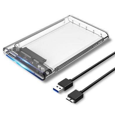 2,5 Zoll HDD-Gehäuse Sata zu USB 6 TB Unterstützung SSD-Festplattengehäuse