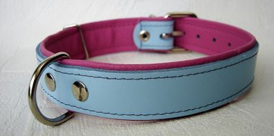 LEDER Halsband - Hundehalsband, Halsumfang 46-57cm/35mm NEU -15