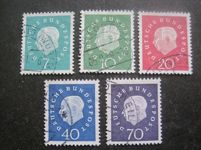 Bund MiNr. 302-306 gestempelt (AB 611)