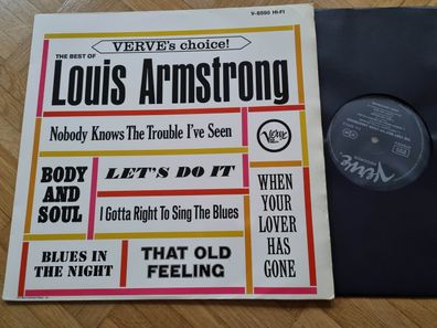 Louis Armstrong - The Best Of Louis Armstrong Vinyl LP Germany