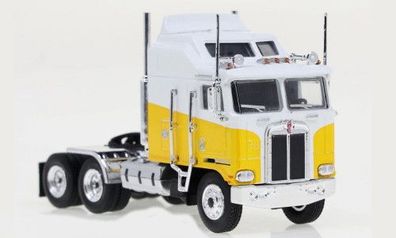 Brekina 85732, Kenworth K 100 Aerodyne, weiß/ gelb, US Truck Modell 1:87 (H0)