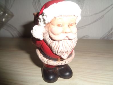 Weihnachtsmann mit großen Sack -Kerzenhalter 10cm