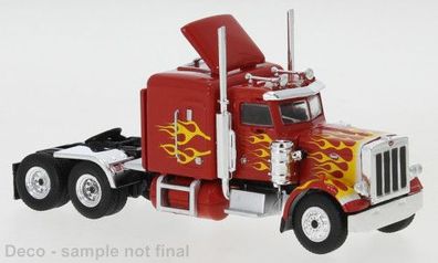 Brekina 85708, Peterbilt 359 "Flammendekor", US Truck Modell 1:87 (H0)
