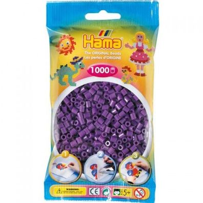 Hama® Bügelperlen Midi - Lila 1000 Perlen