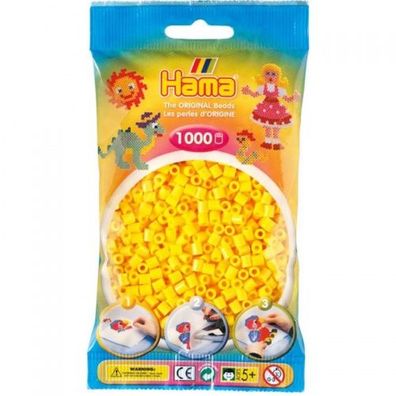 Hama® Bügelperlen Midi - Gelb 1000 Perlen