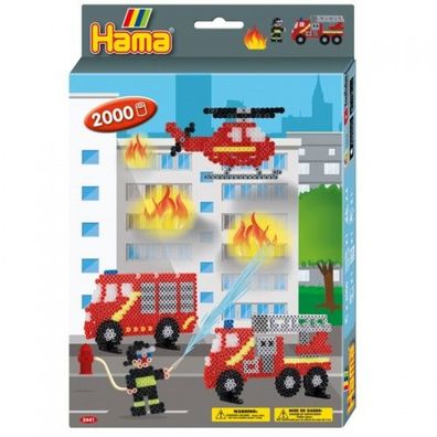 Hama® Bügelperlen - Geschenkpackung Feuerwehr