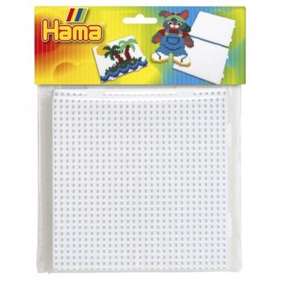 Hama® Bügelperlen Midi - Stiftplatten Multi Quadrate 2er Set