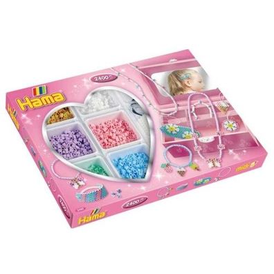 Hama® Kreativbox Schmuck pink 2400 Stück