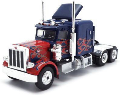 Brekina 98571, Peterbilt 359 - RED FLAMES, US Truck Modell 1:87 (H0)