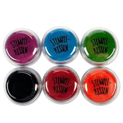 Trendhaus Kreativ Spass Stempelkissen 6fach sortiert
