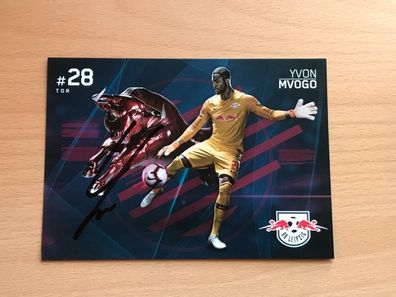 Yvon Mvogo RB Leipzig 2018-19 orig. signiert - TV FILM MUSIK #2259