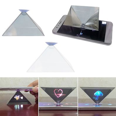 3D-Hologramm-Pyramide, Display-Projektor, Videoständer