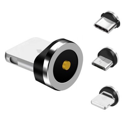 8-poliger Typ-C, Micro-USB, rund magnetisch, Kabelladestecker