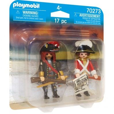 Playmobil Duo Pack Piratenkapitän und Rotrock