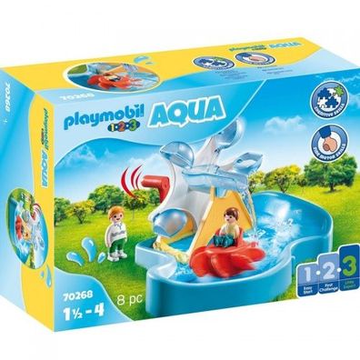 Playmobil 1.2.3 Aqua Wasserrad mit Karussell