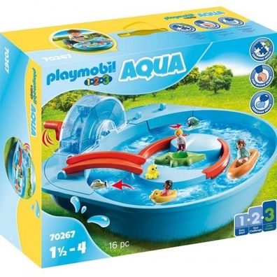Playmobil 1.2.3 Aqua Fröhliche Wasserbahn