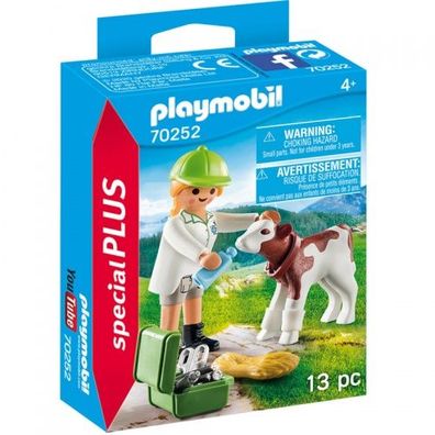 Playmobil Special Plus Tierärztin mit Kälbchen