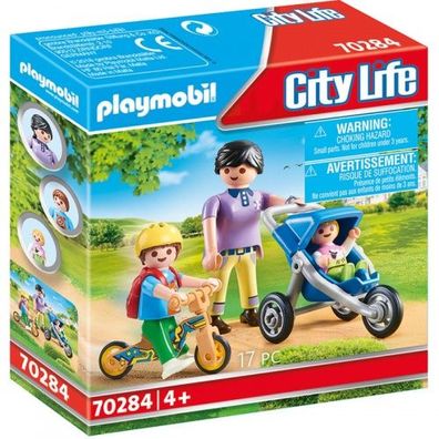Playmobil KITA Mama mit Kindern