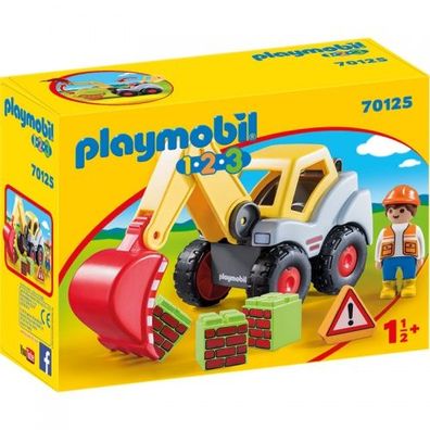 Playmobil 1.2.3 Schaufelbagger
