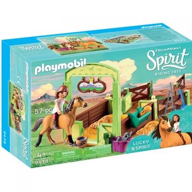 Playmobil Pferdebox Lucky & Spirit