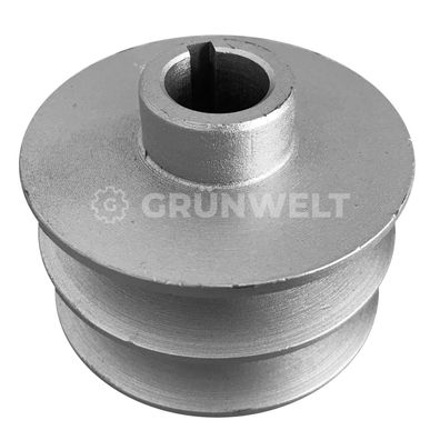 Grünwelt GW-DP19 19mm 2-rillig Keilriemenscheibe Riemenscheibe Motor Kurbelwelle