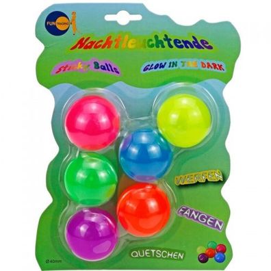 Sticky Balls Glow in the Dark