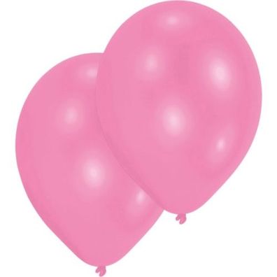 Amscan Luftballon Standard rosa 10 Stück