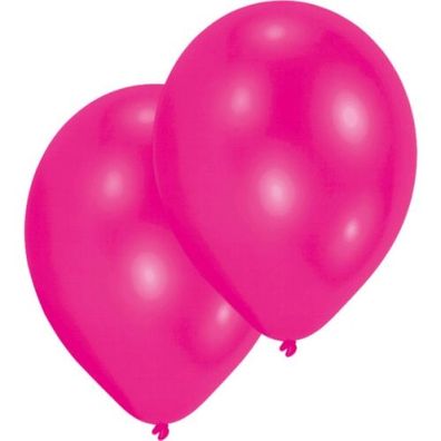 Amscan Luftballon Standard pink 10 Stück