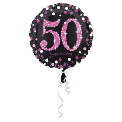 Amscan Folienballon - Pink Celebration 50