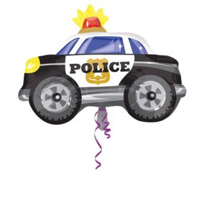 Amscan Folienballon - Polizeiauto