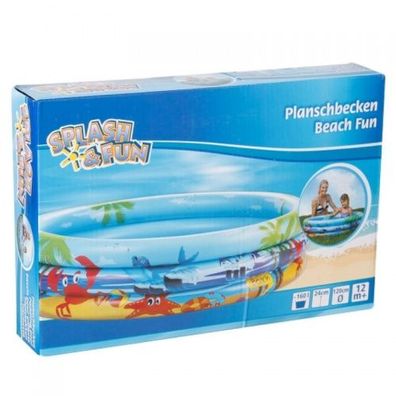 Splash & Fun Planschbecken Beach 120 cm