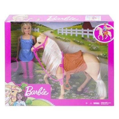 Mattel Barbie Pferd & Puppe