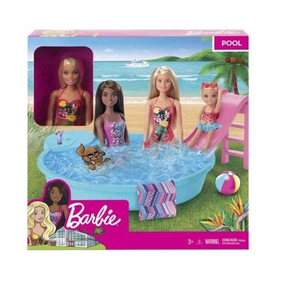 Mattel Barbie Pool & Puppe