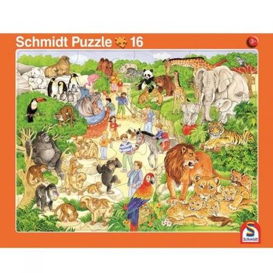 Schmidt Rahmenpuzzle Zoo/ Bauernhof 2er Set