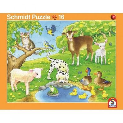 Schmidt Rahmenpuzzle Tiere 2er Set