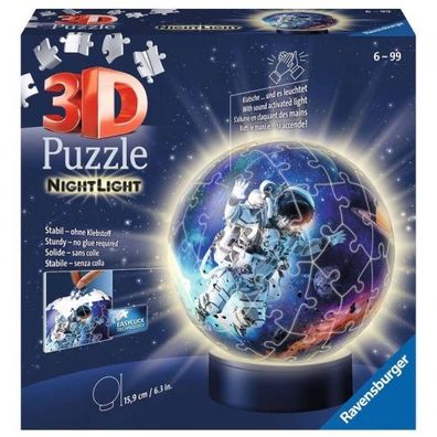 Ravensburger 3D Puzzleball Nachtlicht Astronauten 72 Teile