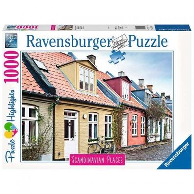 Ravensburger Häuser in Aarhus, Dänemark 1000 Teile